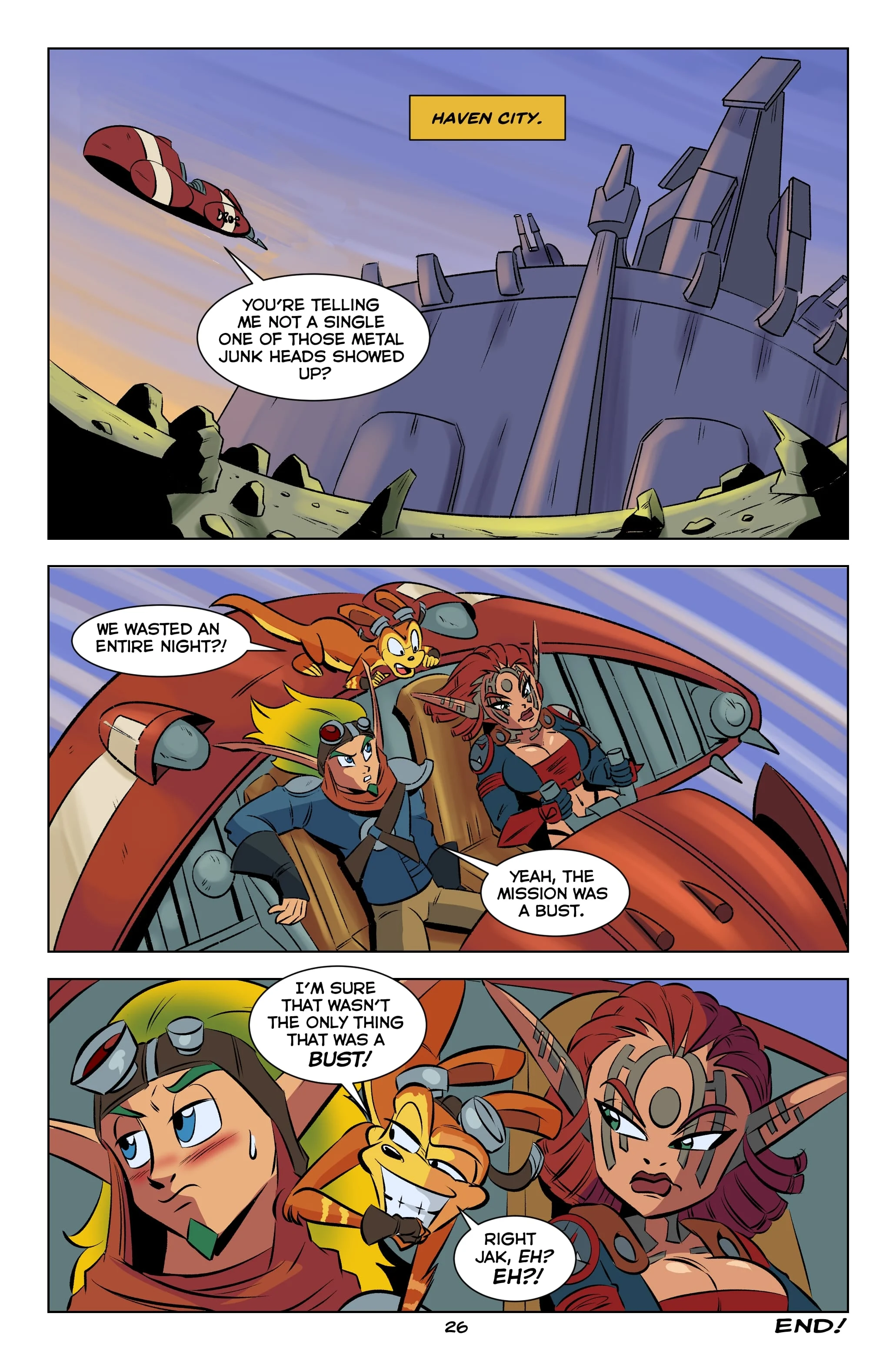 Jak and Ashelin: Stakeout [FunsexyDB] 1 . Jak and Ashelin: Stakeout - Chapter 1 [FunsexyDB] – page 27