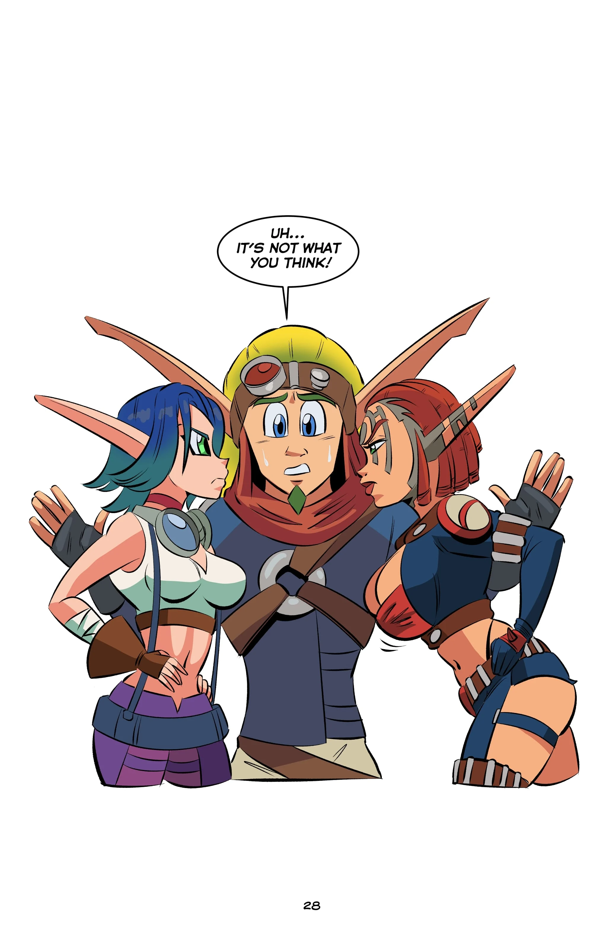 Jak and Ashelin: Stakeout [FunsexyDB] 1 . Jak and Ashelin: Stakeout - Chapter 1 [FunsexyDB] – page 29