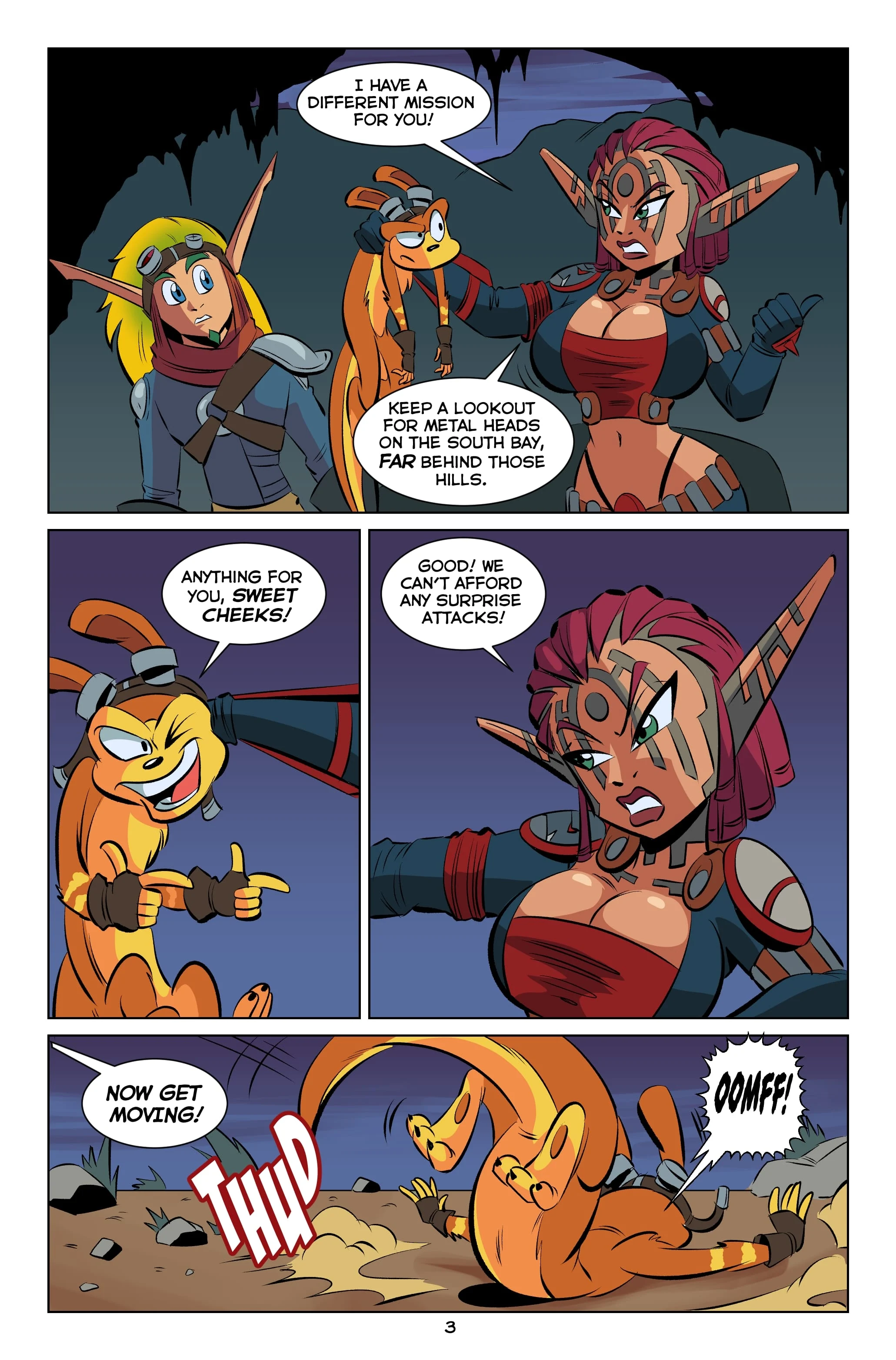 Jak and Ashelin: Stakeout [FunsexyDB] 1 . Jak and Ashelin: Stakeout - Chapter 1 [FunsexyDB] – page 4