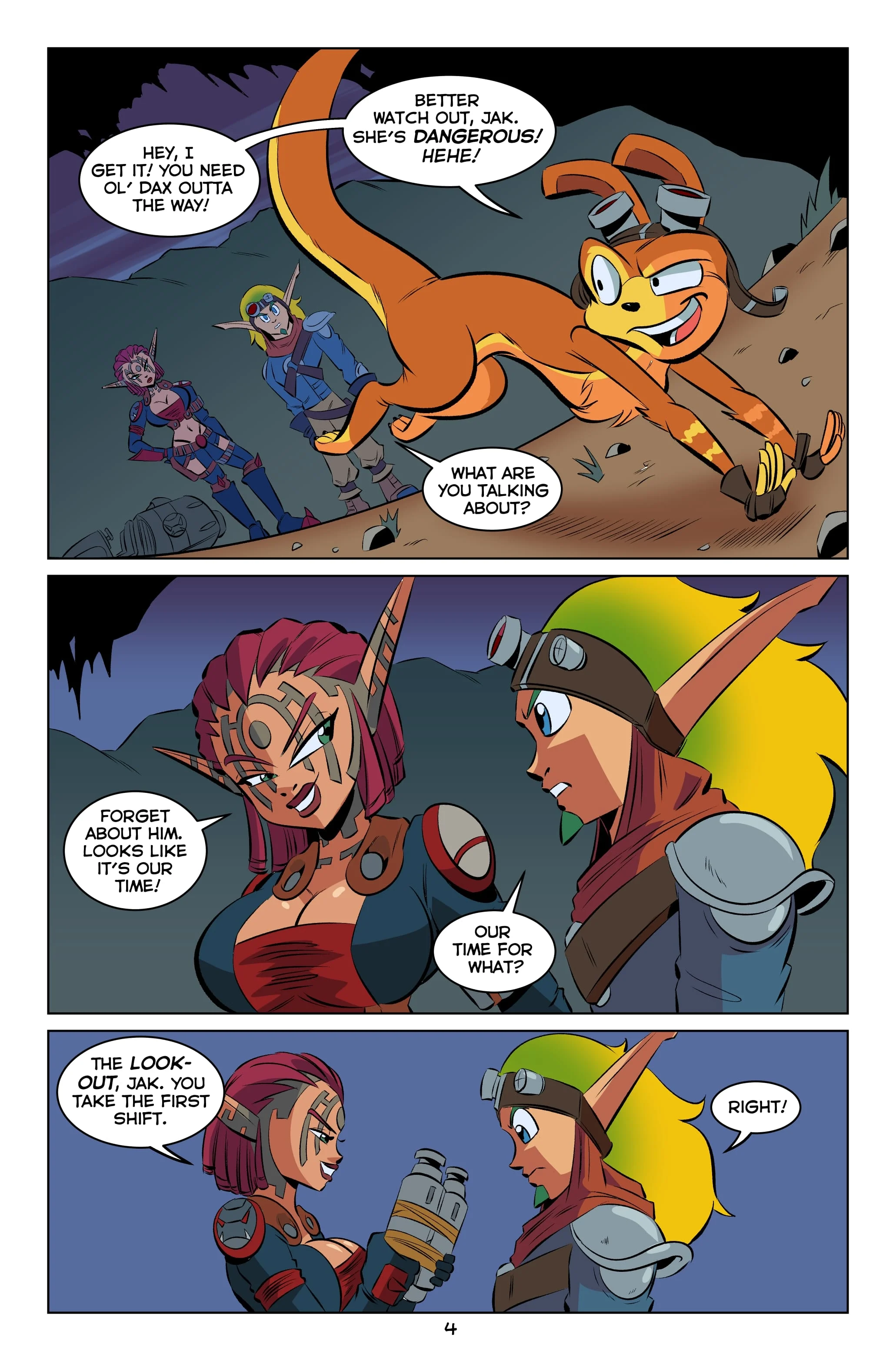 Jak and Ashelin: Stakeout [FunsexyDB] 1 . Jak and Ashelin: Stakeout - Chapter 1 [FunsexyDB] – page 5