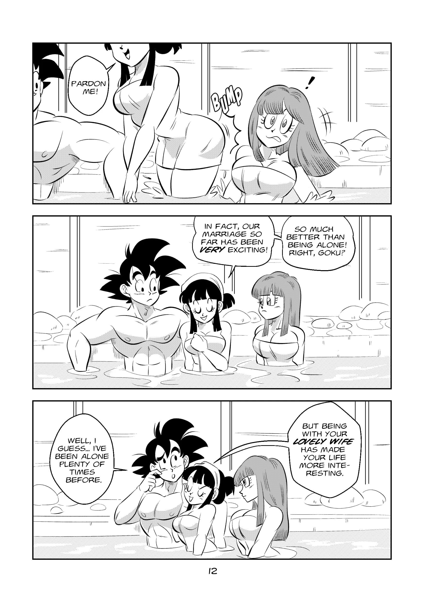 Return to Jingle Village (Dragon Ball) [FunsexyDB] 1 . Return to Jingle Village - Chapter 1 (Dragon Ball) [FunsexyDB] – page 12