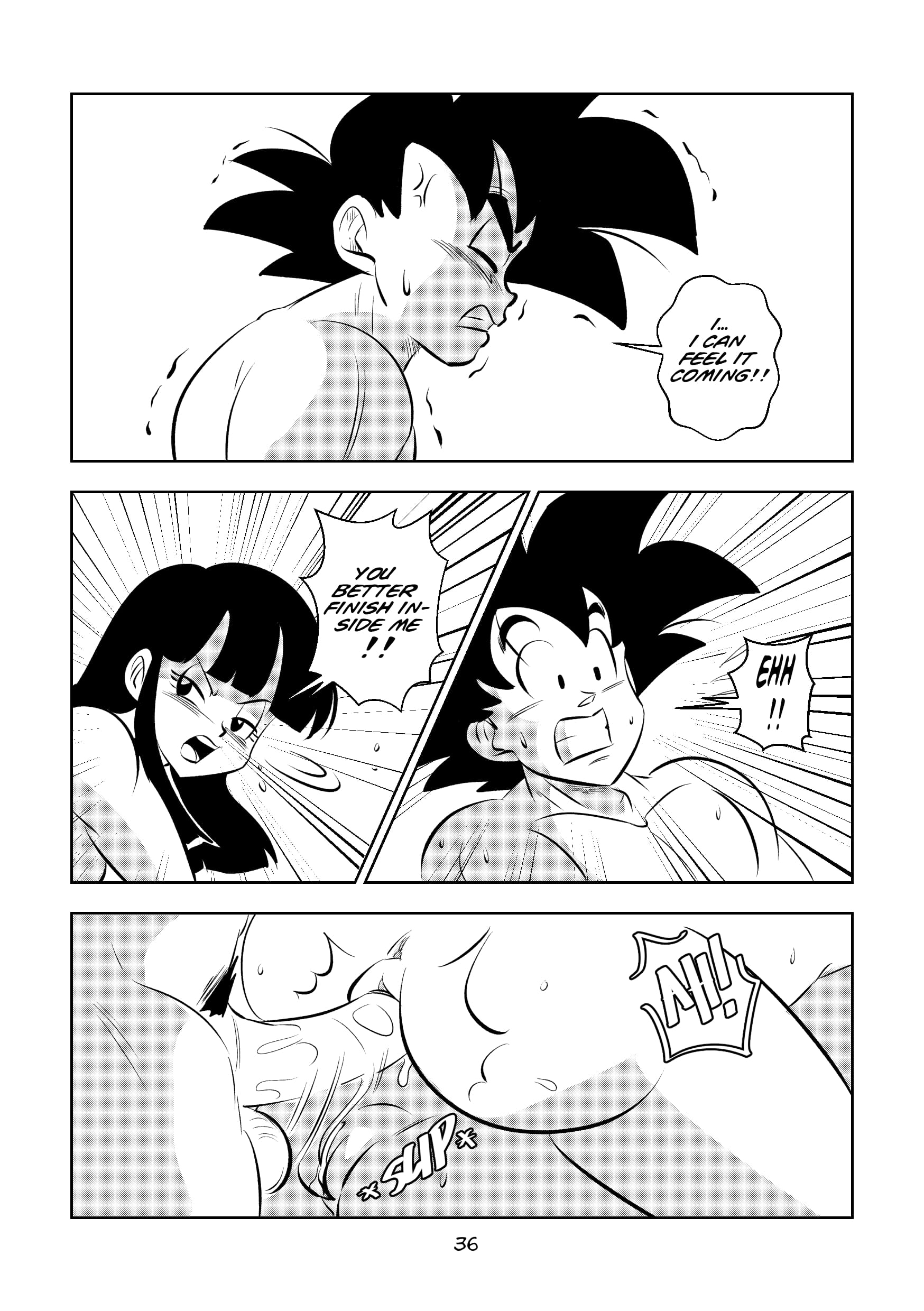 Return to Jingle Village (Dragon Ball) [FunsexyDB] 1 . Return to Jingle Village - Chapter 1 (Dragon Ball) [FunsexyDB] – page 36