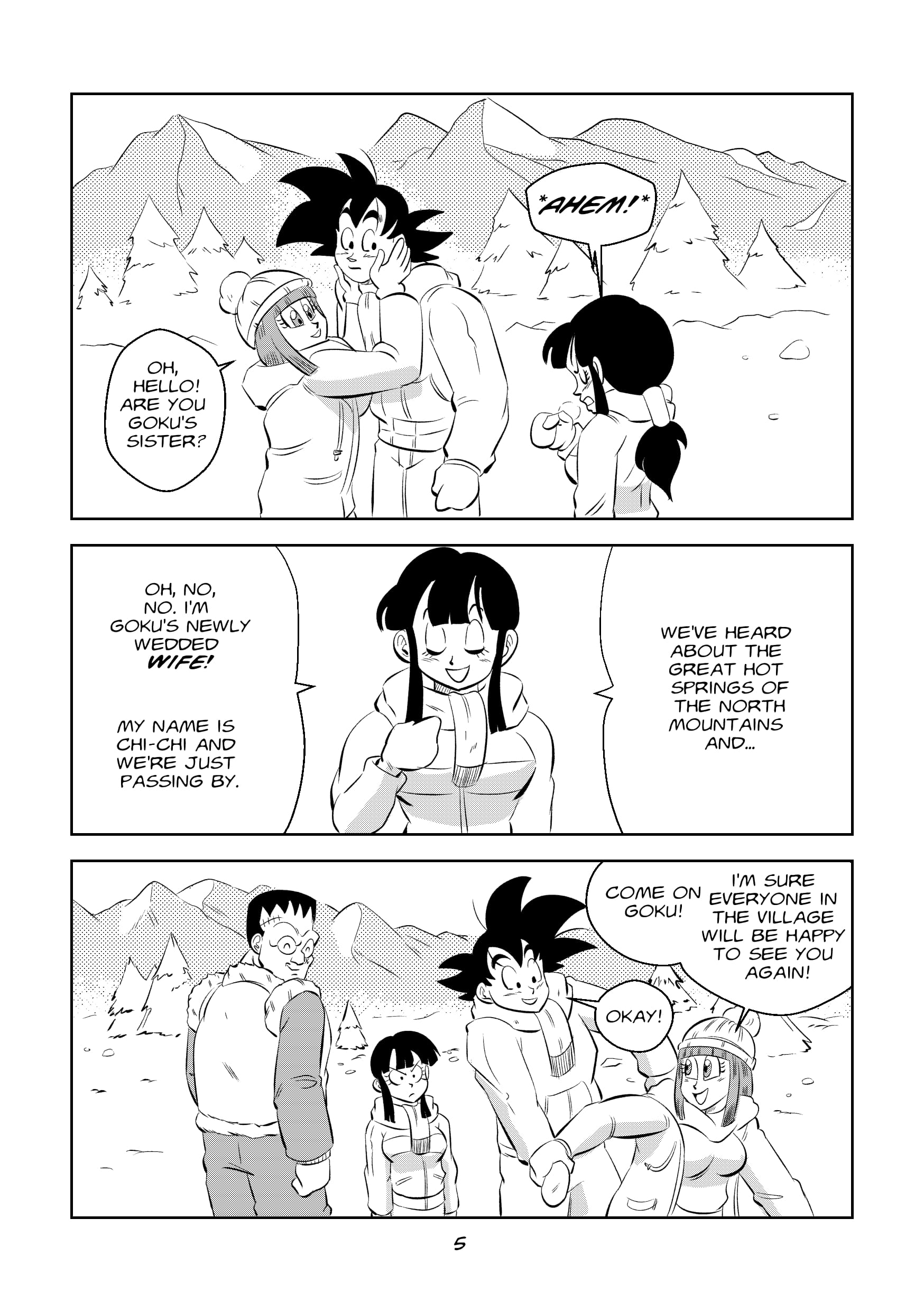 Return to Jingle Village (Dragon Ball) [FunsexyDB] 1 . Return to Jingle Village - Chapter 1 (Dragon Ball) [FunsexyDB] – page 5