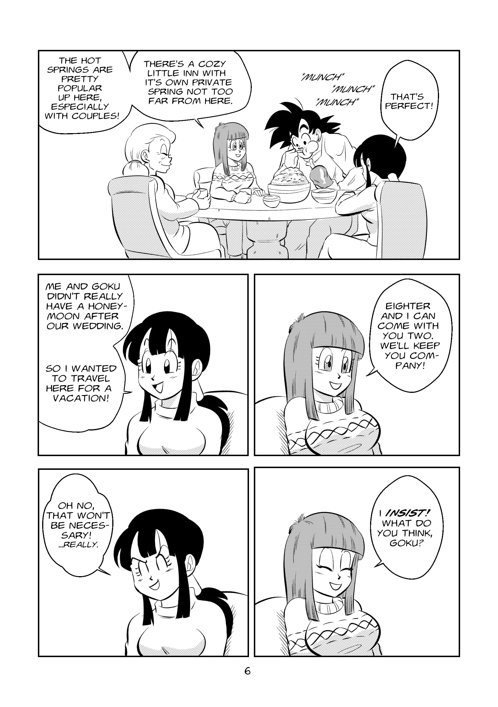Return to Jingle Village (Dragon Ball) [FunsexyDB] 1 . Return to Jingle Village - Chapter 1 (Dragon Ball) [FunsexyDB] – page 6