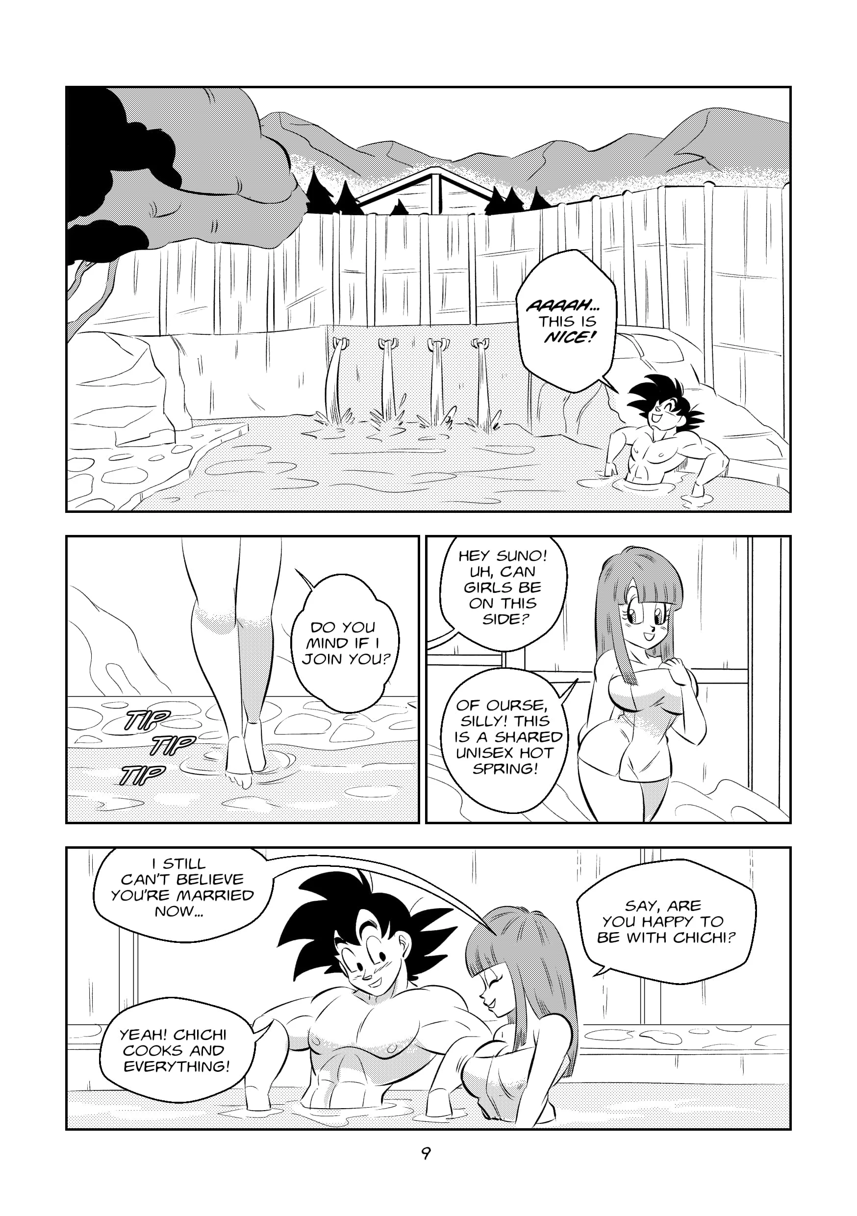 Return to Jingle Village (Dragon Ball) [FunsexyDB] 1 . Return to Jingle Village - Chapter 1 (Dragon Ball) [FunsexyDB] – page 9
