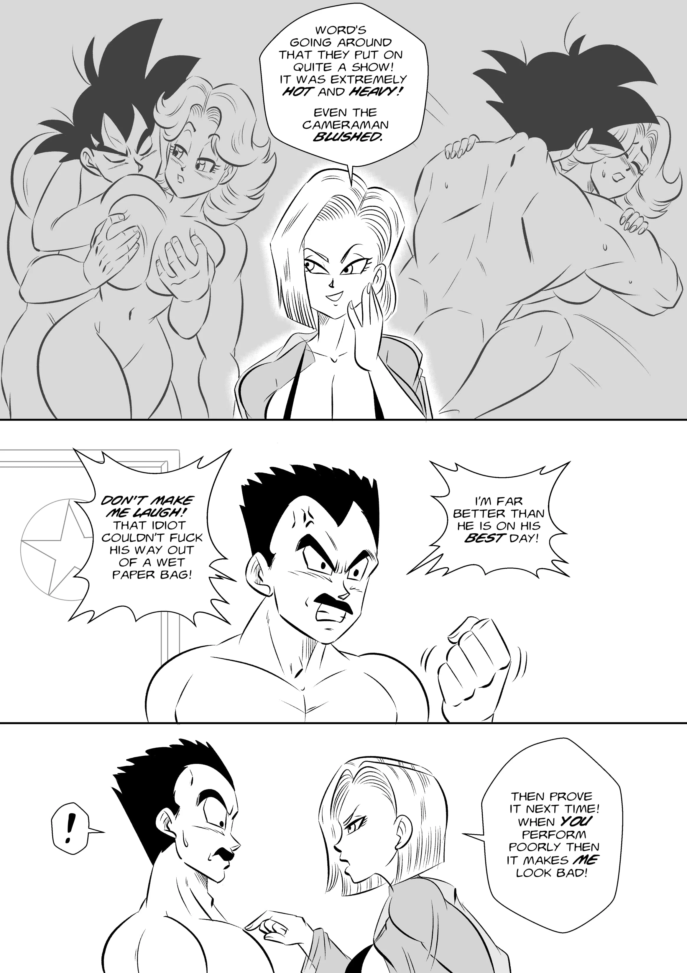 On Set (Dragon Ball Z) [FunsexyDB] 1 . On Set - Chapter 1 (Dragon Ball Z) [FunsexyDB] – page 10