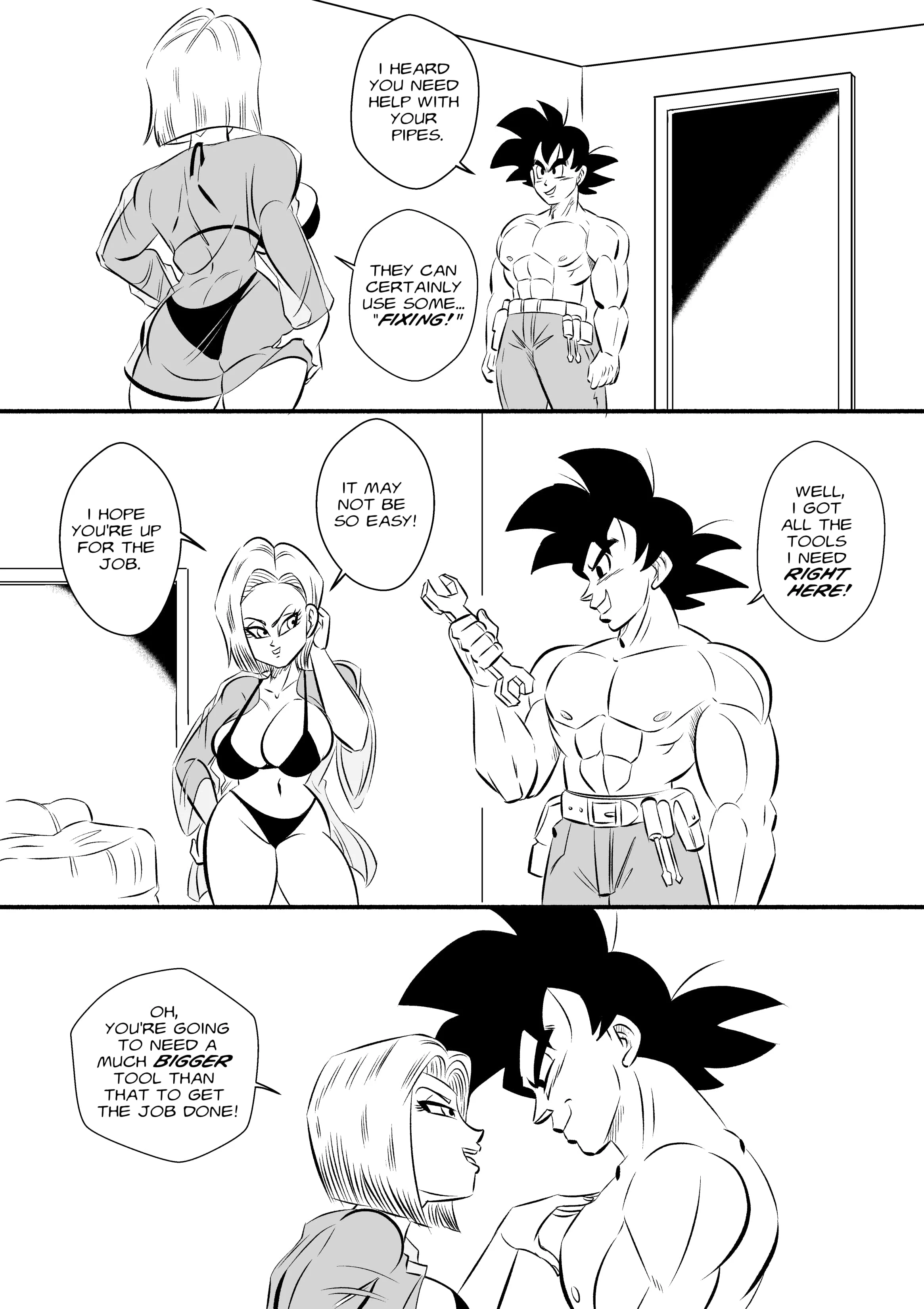 On Set (Dragon Ball Z) [FunsexyDB] 1 . On Set - Chapter 1 (Dragon Ball Z) [FunsexyDB] – page 3