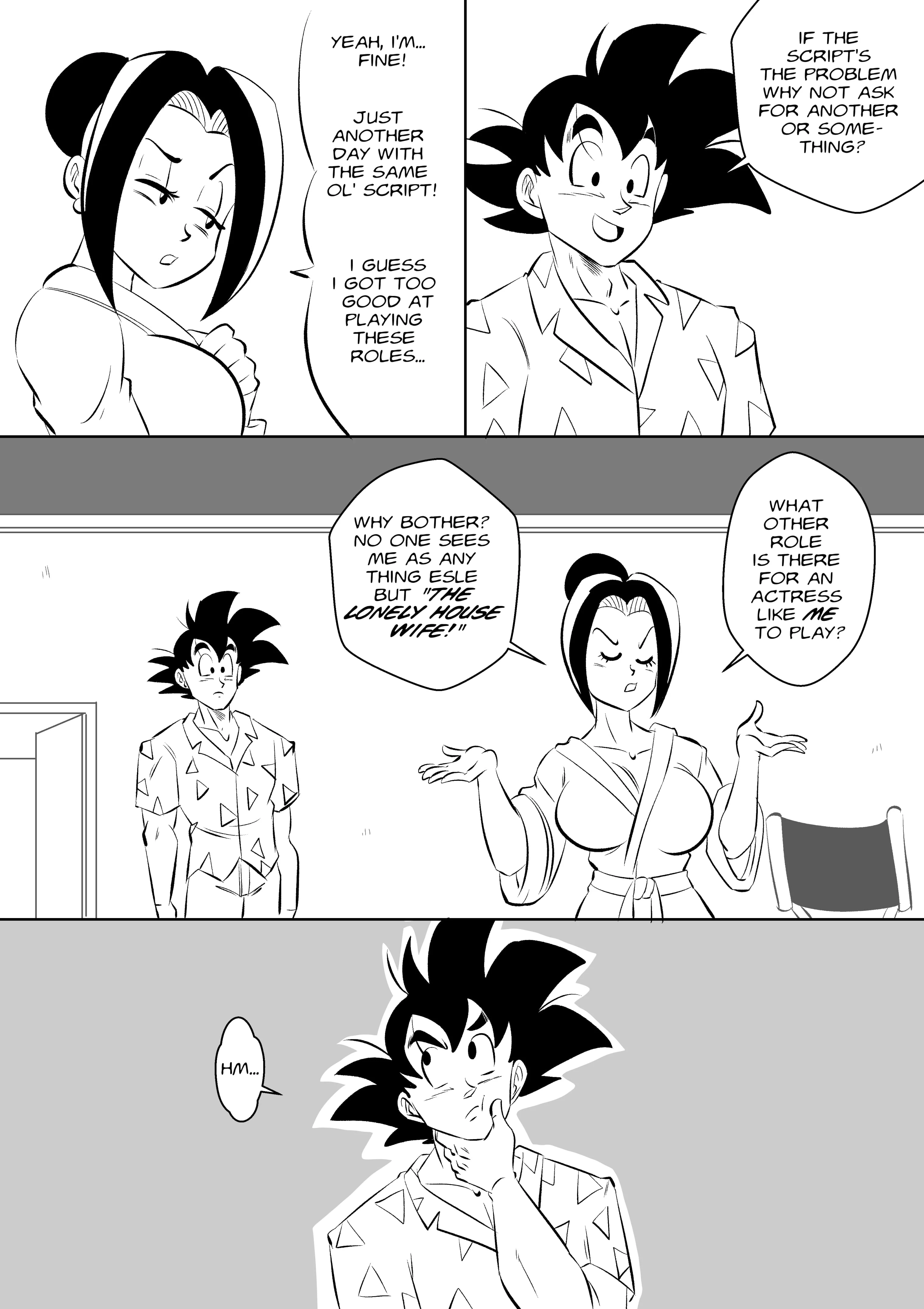 On Set (Dragon Ball Z) [FunsexyDB] 1 . On Set - Chapter 1 (Dragon Ball Z) [FunsexyDB] – page 34