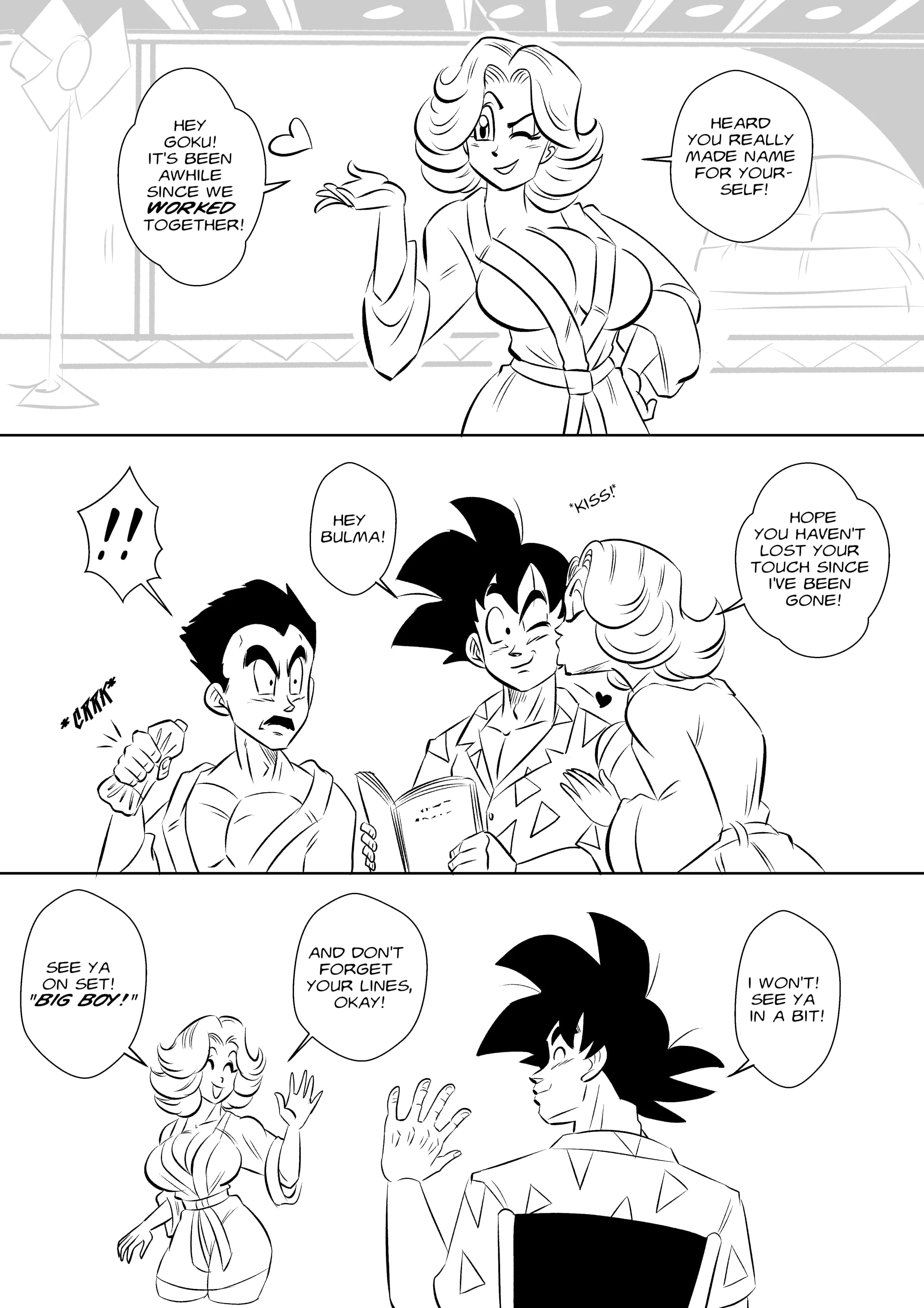 On Set (Dragon Ball Z) [FunsexyDB] 1 . On Set - Chapter 1 (Dragon Ball Z) [FunsexyDB] – page 7