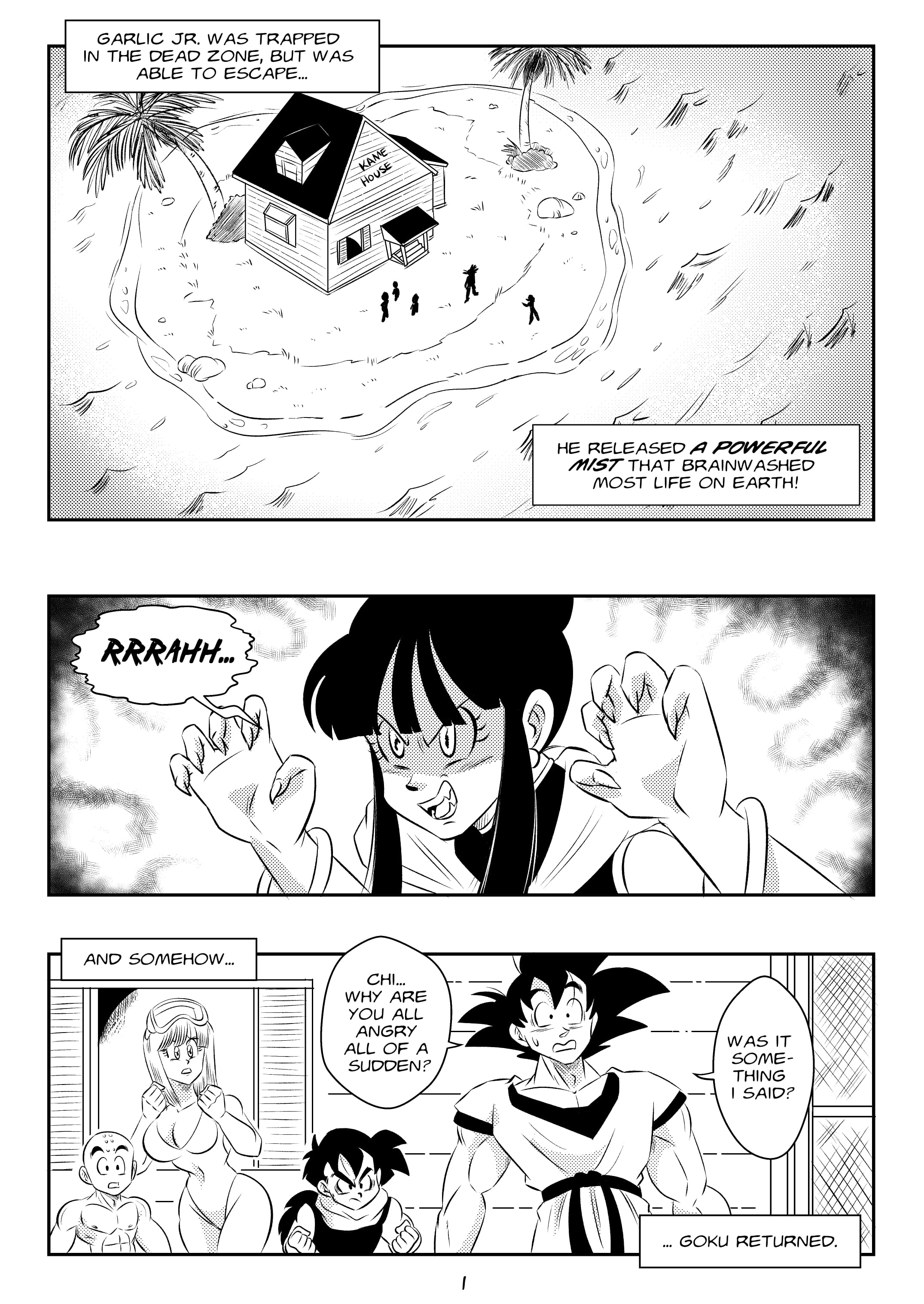 Evil Mist (Dragon Ball Z) [FunsexyDB] 1 . Evil Mist - Chapter 1 (Dragon Ball Z) [FunsexyDB] – page 3