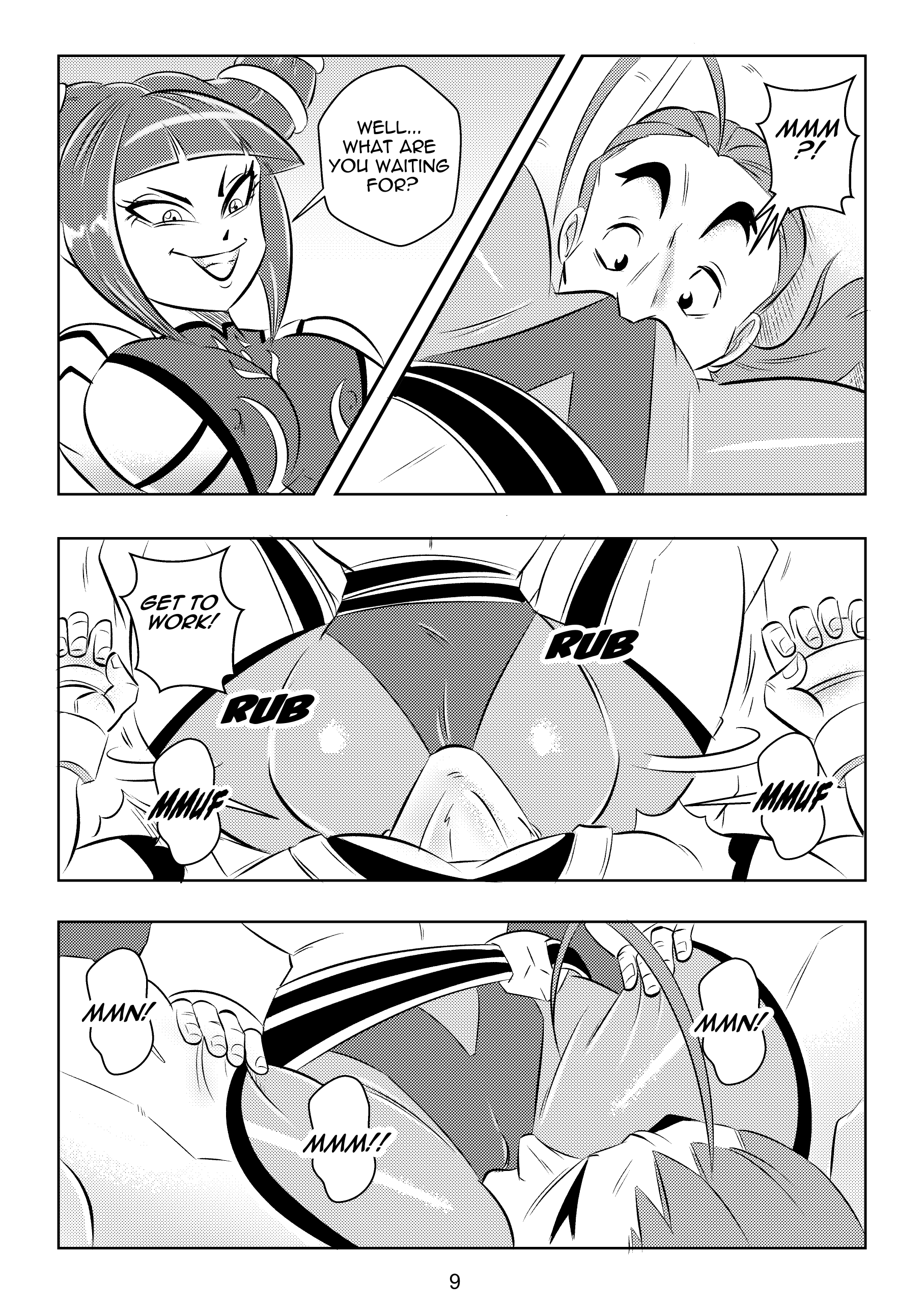 Ultimate Saikyo Sex Style (Street Fighter) [FunsexyDB] 1 . Ultimate Saikyo Sex Style - Chapter 1 (Street Fighter) [FunsexyDB] – page 10