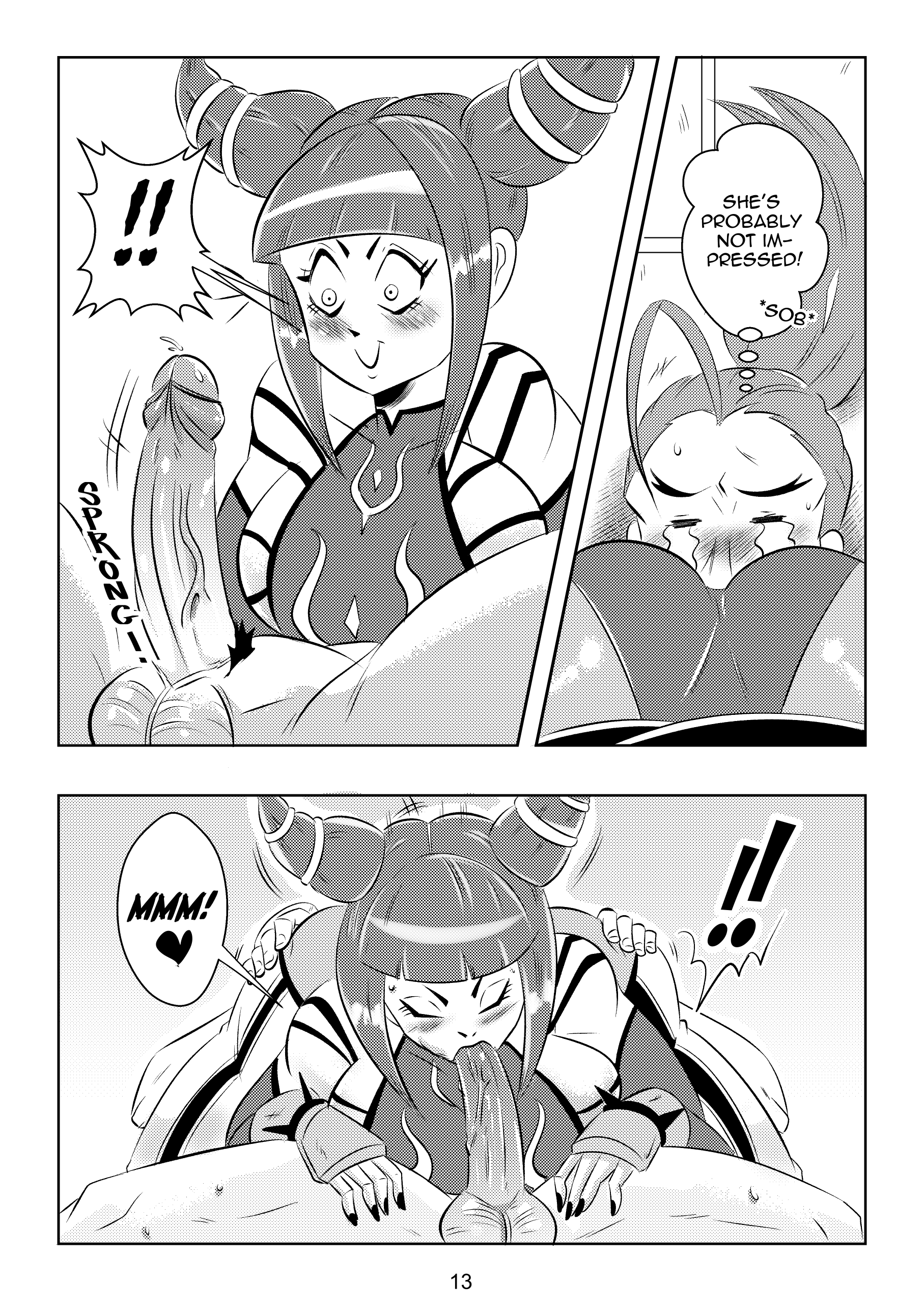 Ultimate Saikyo Sex Style (Street Fighter) [FunsexyDB] 1 . Ultimate Saikyo Sex Style - Chapter 1 (Street Fighter) [FunsexyDB] – page 14