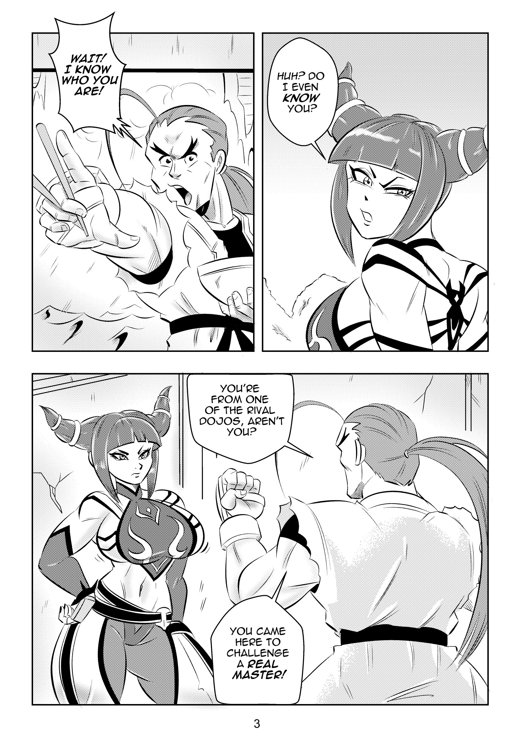 Ultimate Saikyo Sex Style (Street Fighter) [FunsexyDB] 1 . Ultimate Saikyo Sex Style - Chapter 1 (Street Fighter) [FunsexyDB] – page 4