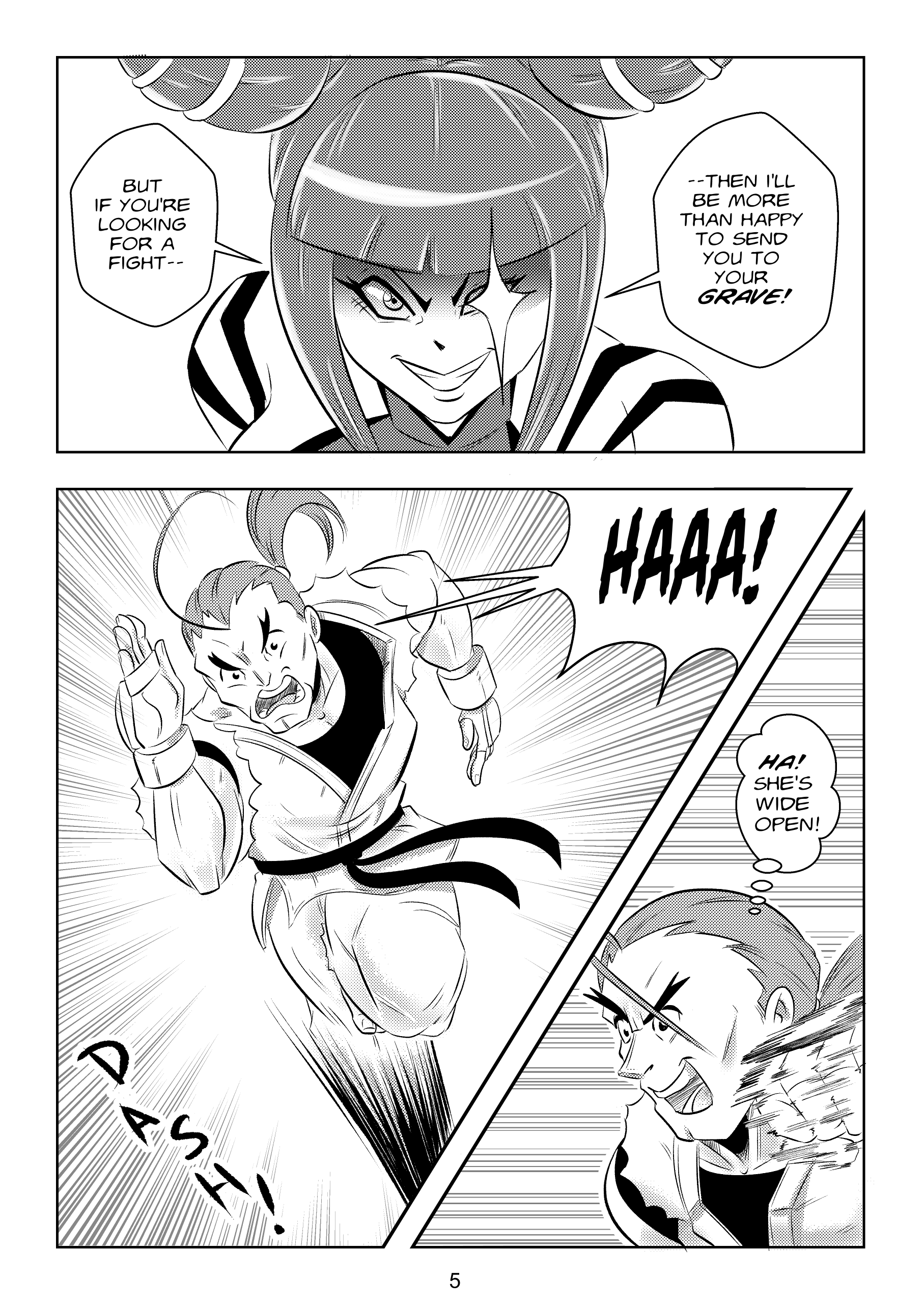Ultimate Saikyo Sex Style (Street Fighter) [FunsexyDB] 1 . Ultimate Saikyo Sex Style - Chapter 1 (Street Fighter) [FunsexyDB] – page 6