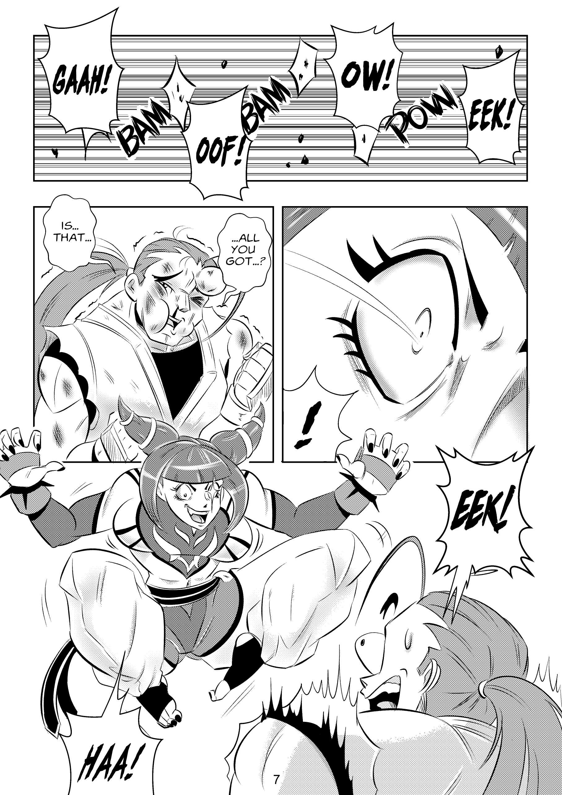 Ultimate Saikyo Sex Style (Street Fighter) [FunsexyDB] 1 . Ultimate Saikyo Sex Style - Chapter 1 (Street Fighter) [FunsexyDB] – page 8