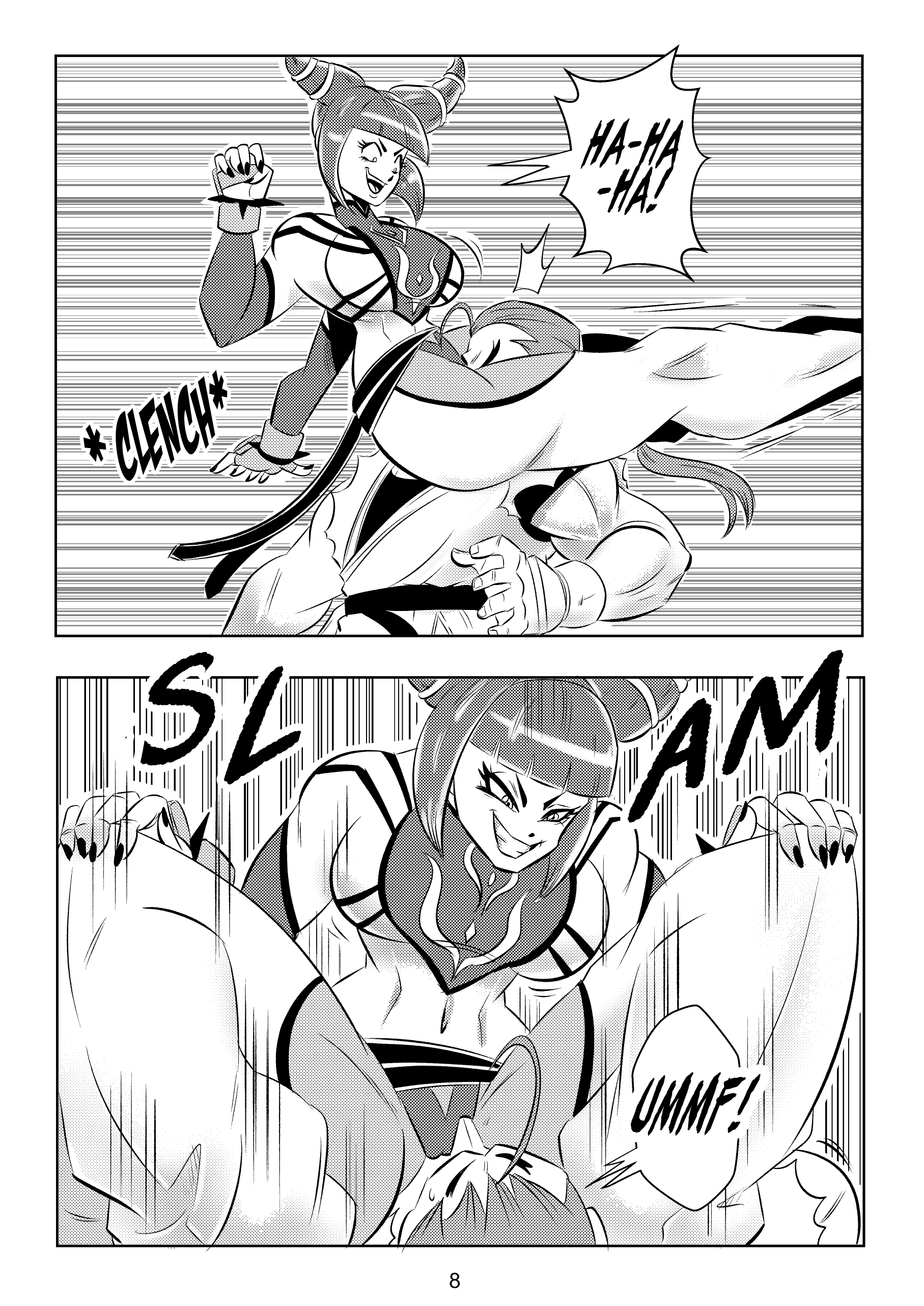 Ultimate Saikyo Sex Style (Street Fighter) [FunsexyDB] 1 . Ultimate Saikyo Sex Style - Chapter 1 (Street Fighter) [FunsexyDB] – page 9