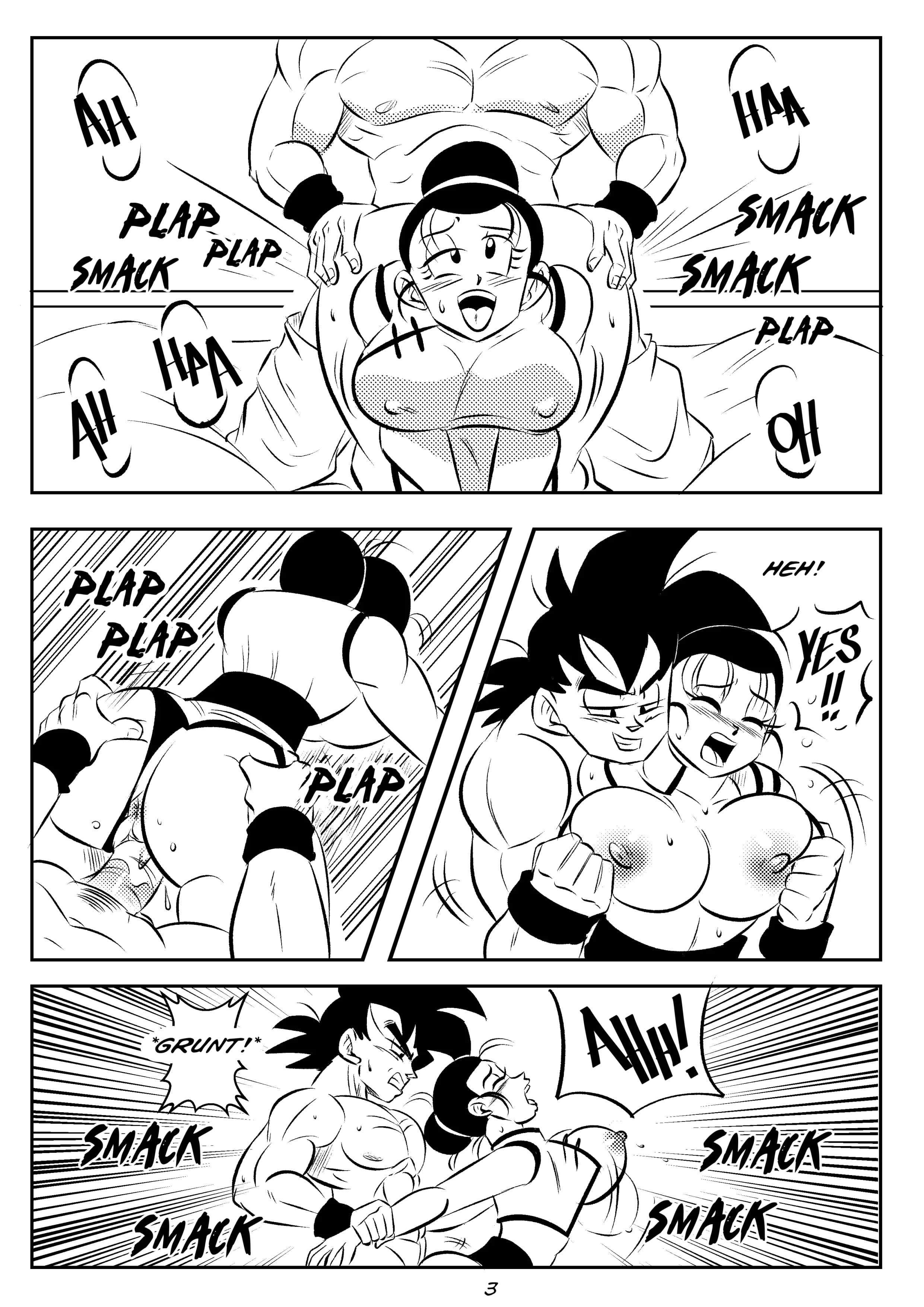 No Time To Waste! (Dragon Ball Z) [FunsexyDB] 1 . No Time To Waste! - Chapter 1 (Dragon Ball Z) [FunsexyDB] – page 3