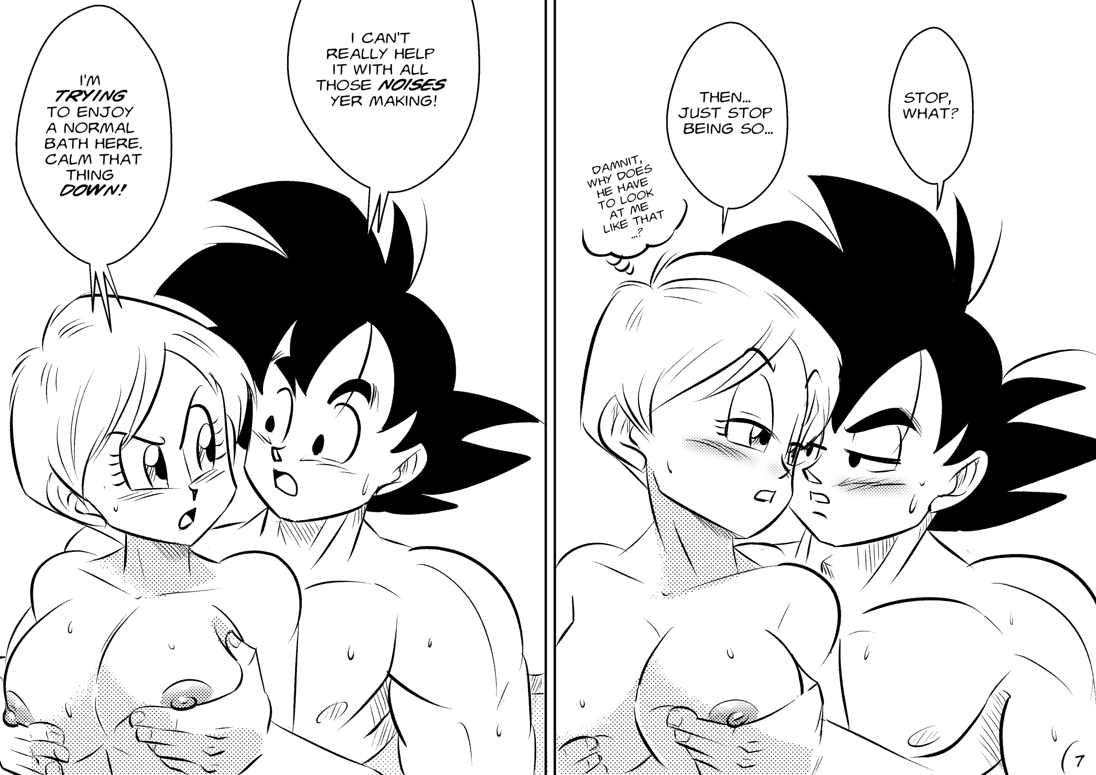 Friends with Benefits (Dragon Ball Z) [FunsexyDB] 1 . Friends with Benefits - Chapter 1 (Dragon Ball Z) [FunsexyDB] – page 7