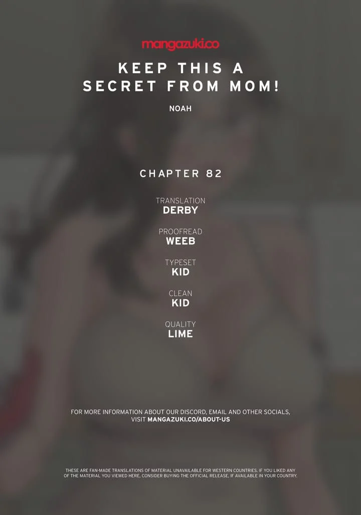Keep It a Secret From Your Mother! Chapter 82 – page 1