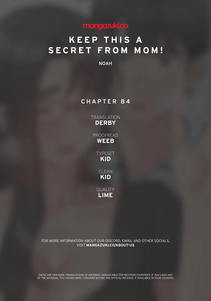 Keep It a Secret From Your Mother! Chapter 84 – page 1