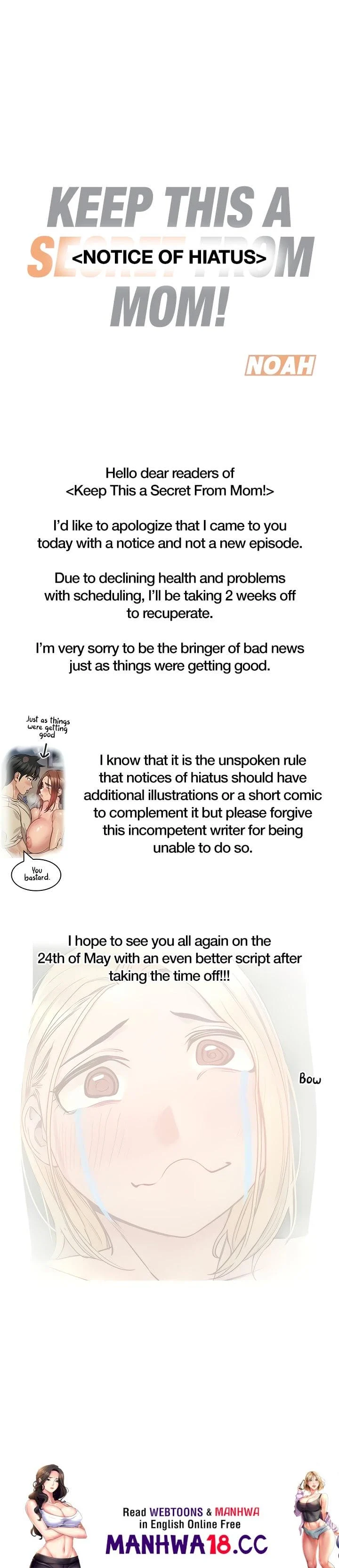 Keep It a Secret From Your Mother! Chapter 47.5 – page 1