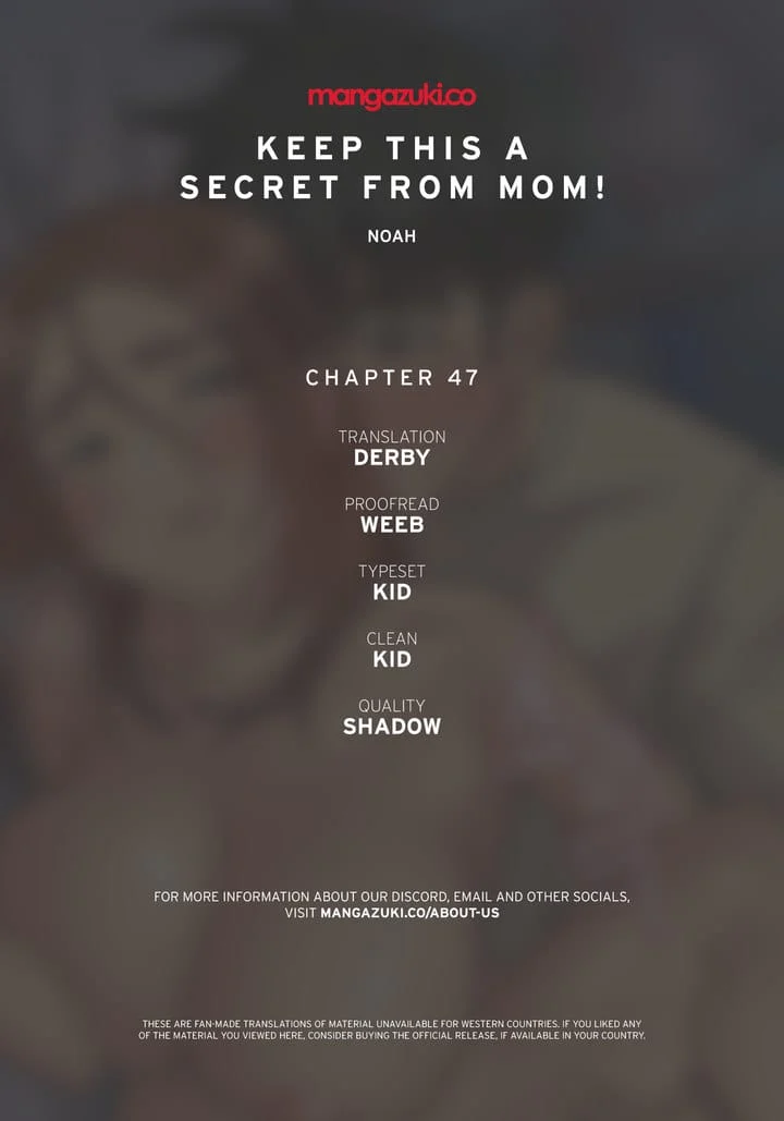 Keep It a Secret From Your Mother! Chapter 47 – page 1
