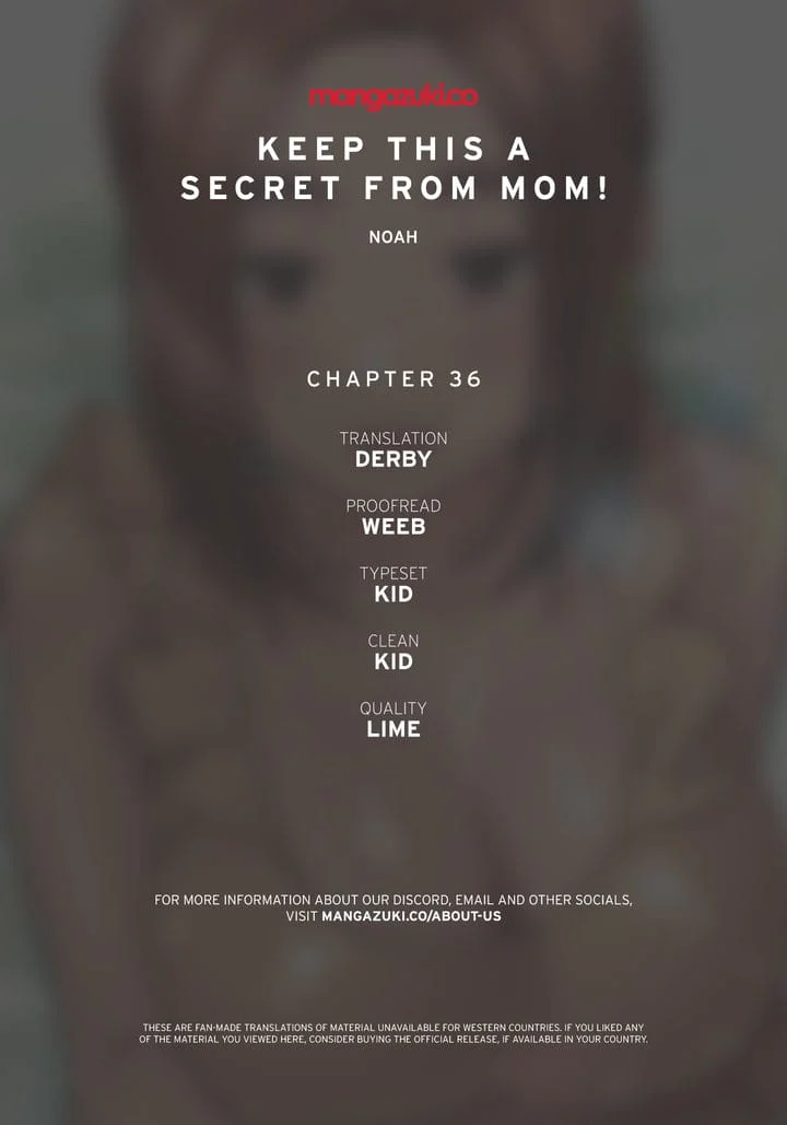 Keep It a Secret From Your Mother! Chapter 36 – page 1