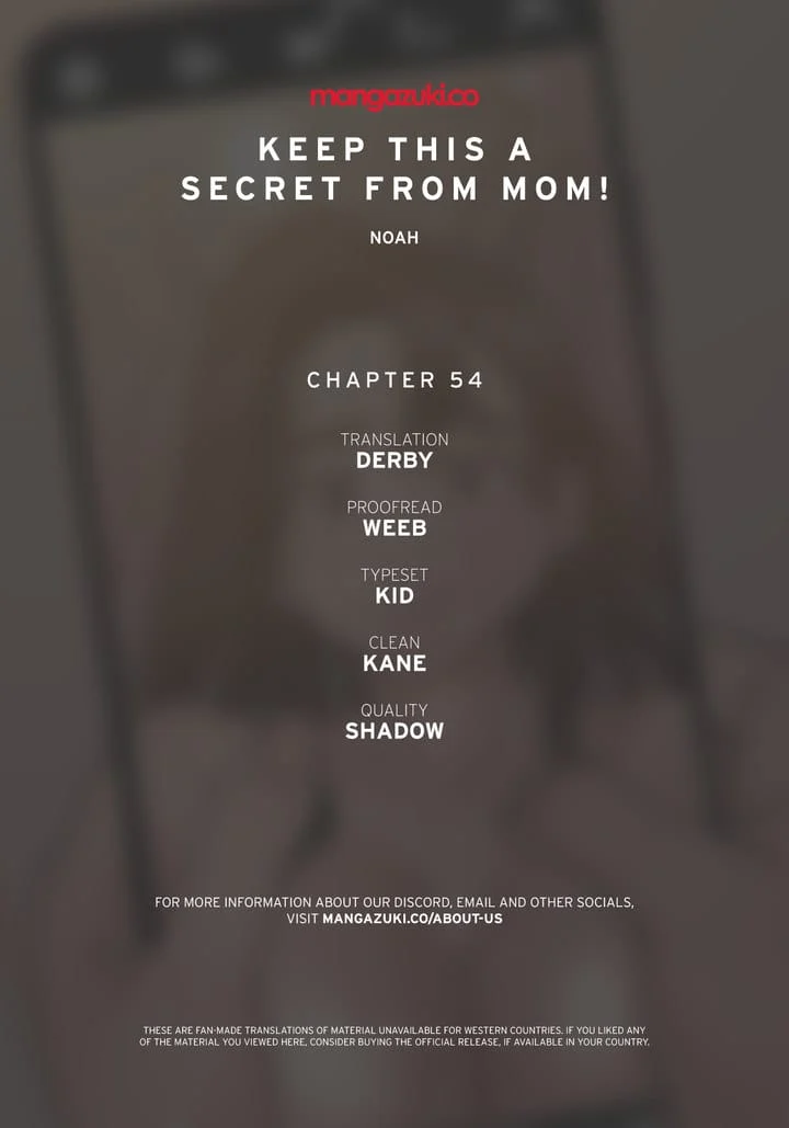 Keep It a Secret From Your Mother! Chapter 54 – page 1