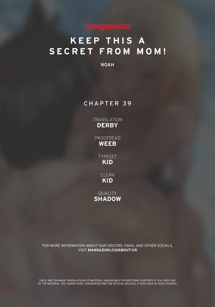 Keep It a Secret From Your Mother! Chapter 39 – page 1