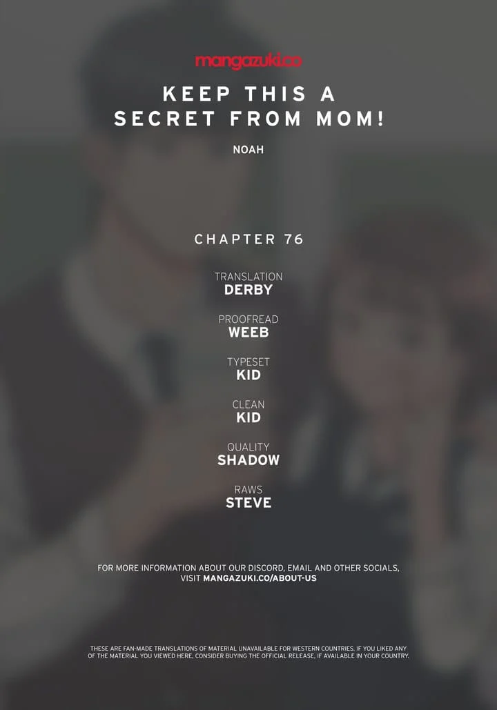 Keep It a Secret From Your Mother! Chapter 76 – page 1