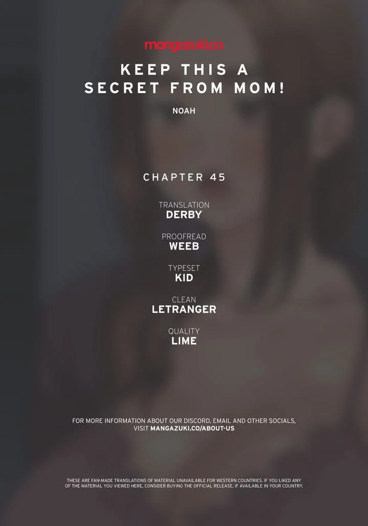 Keep It a Secret From Your Mother! Chapter 45 – page 1