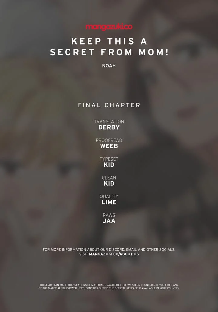 Keep It a Secret From Your Mother! Chapter 100 – page 1