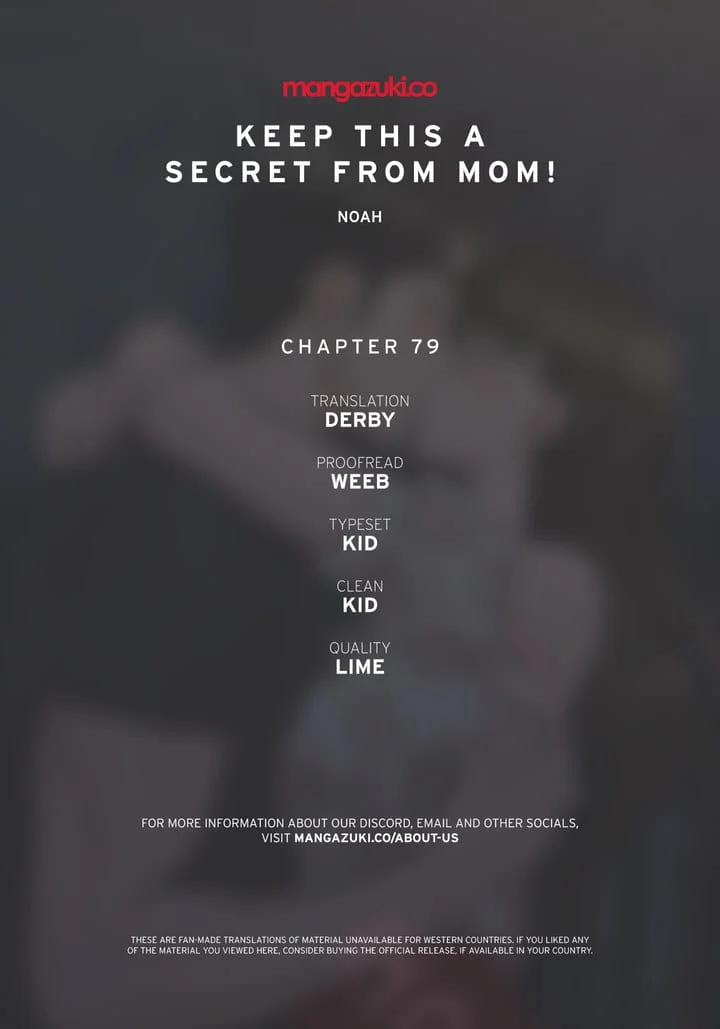 Keep It a Secret From Your Mother! Chapter 79 – page 1