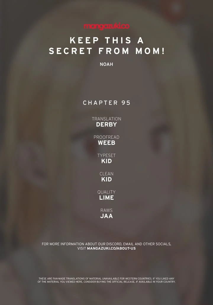 Keep It a Secret From Your Mother! Chapter 95 – page 1
