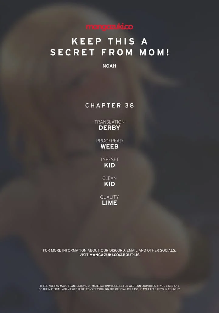 Keep It a Secret From Your Mother! Chapter 38 – page 1
