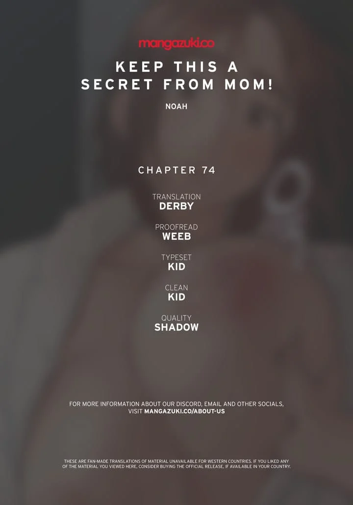 Keep It a Secret From Your Mother! Chapter 74 – page 1