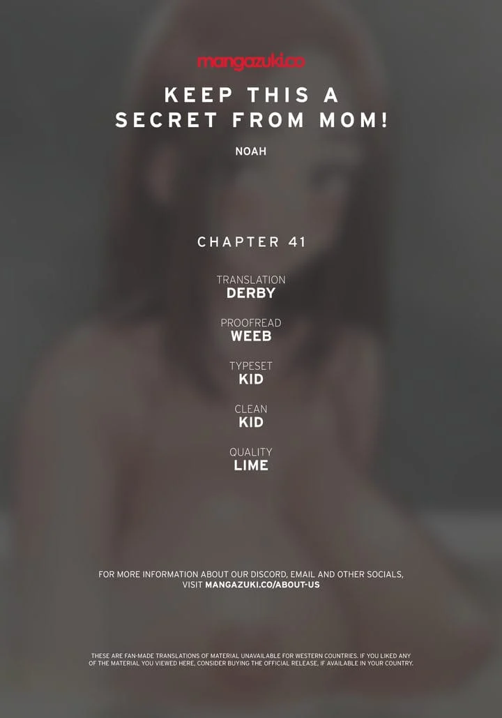 Keep It a Secret From Your Mother! Chapter 41 – page 1