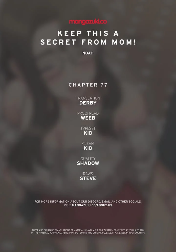 Keep It a Secret From Your Mother! Chapter 77 – page 1