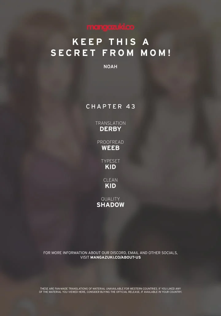 Keep It a Secret From Your Mother! Chapter 43 – page 1