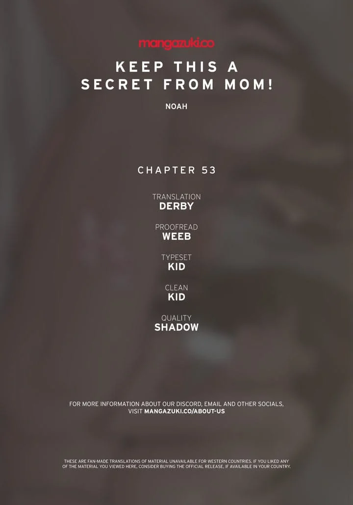 Keep It a Secret From Your Mother! Chapter 53 – page 1