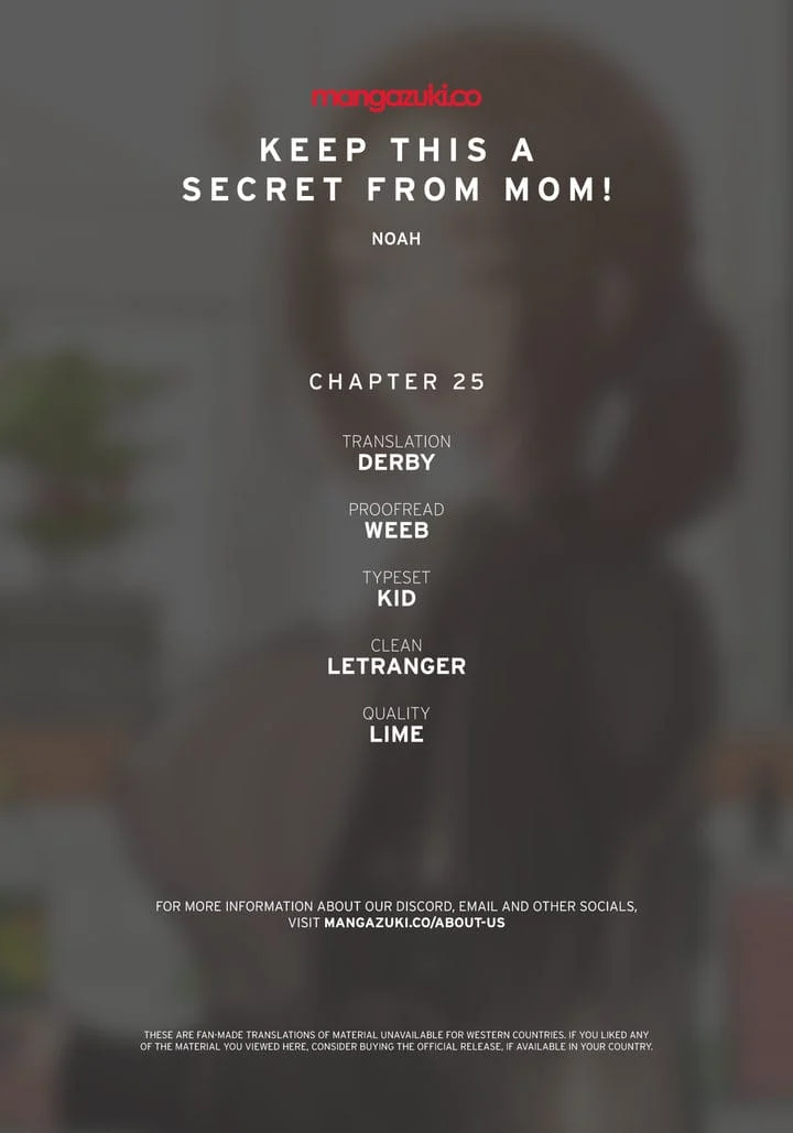 Keep It a Secret From Your Mother! Chapter 25 – page 1