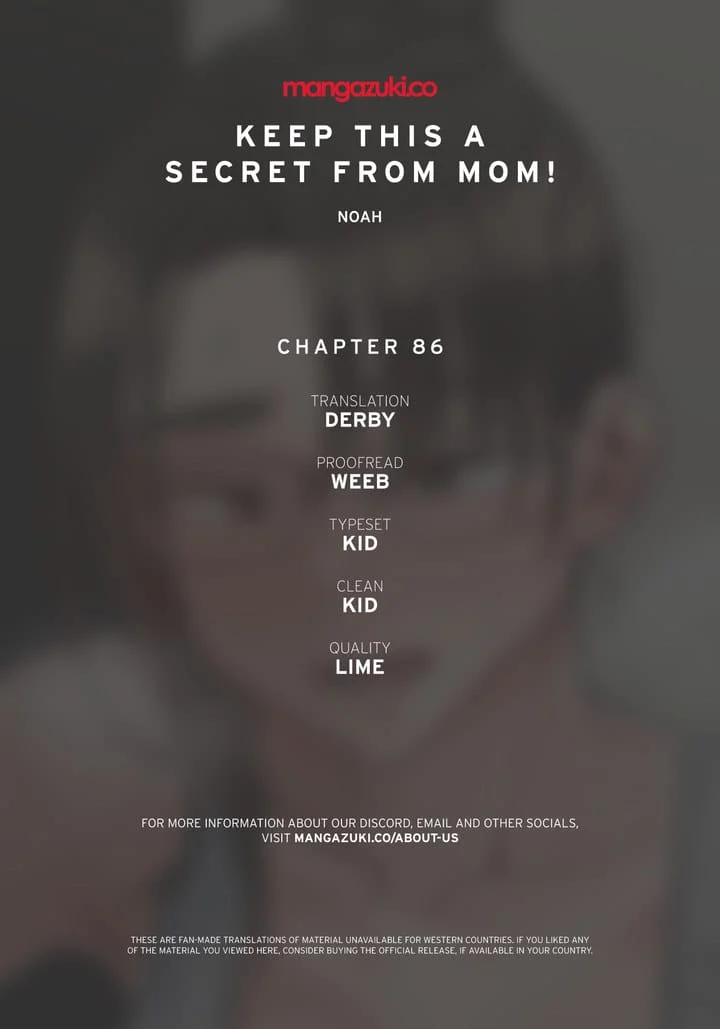 Keep It a Secret From Your Mother! Chapter 86 – page 1