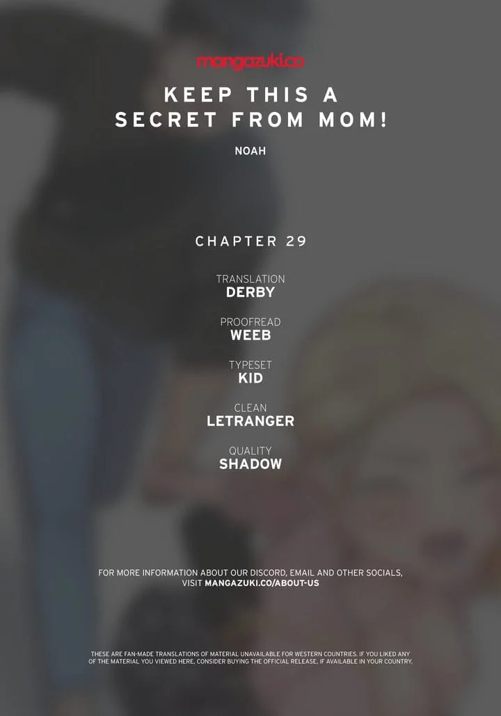 Keep It a Secret From Your Mother! Chapter 29 – page 1