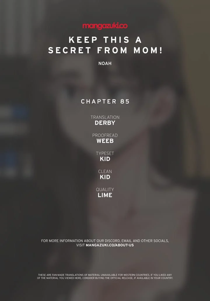 Keep It a Secret From Your Mother! Chapter 85 – page 1