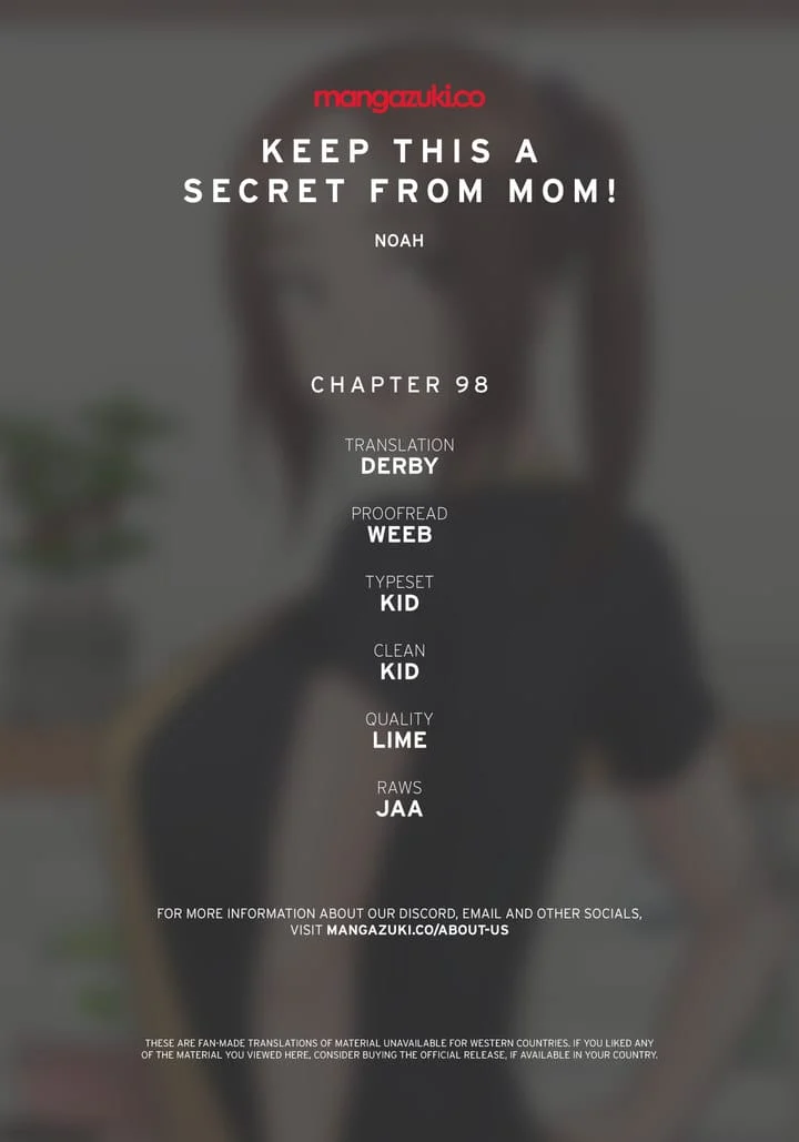 Keep It a Secret From Your Mother! Chapter 98 – page 1