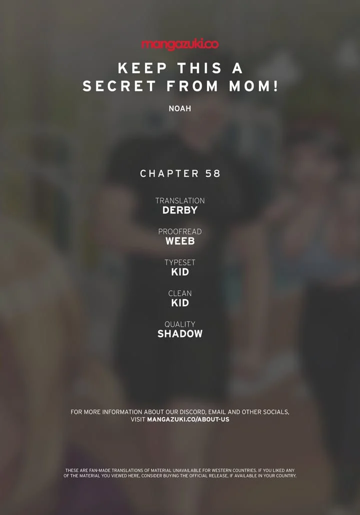 Keep It a Secret From Your Mother! Chapter 58 – page 1