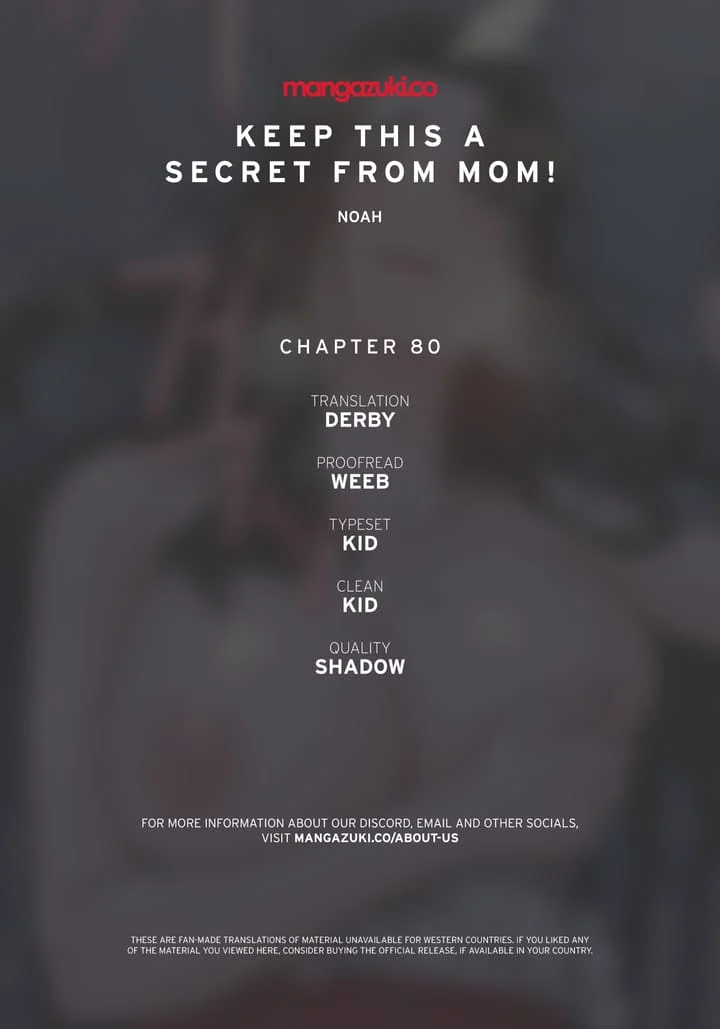 Keep It a Secret From Your Mother! Chapter 80 – page 1