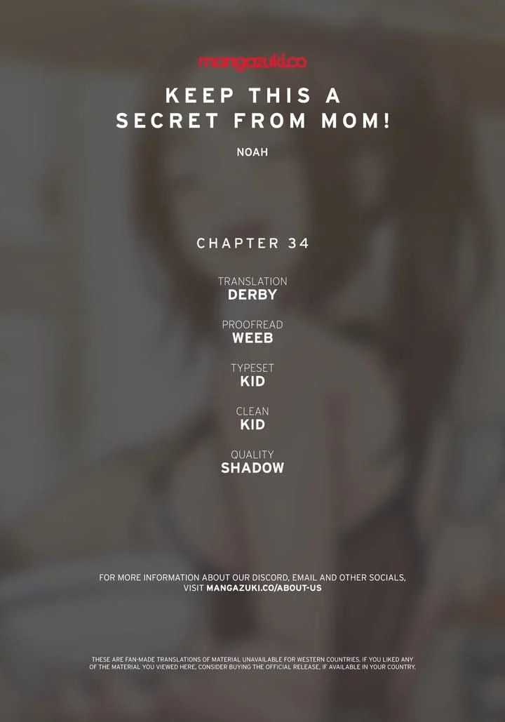 Keep It a Secret From Your Mother! Chapter 34 – page 1
