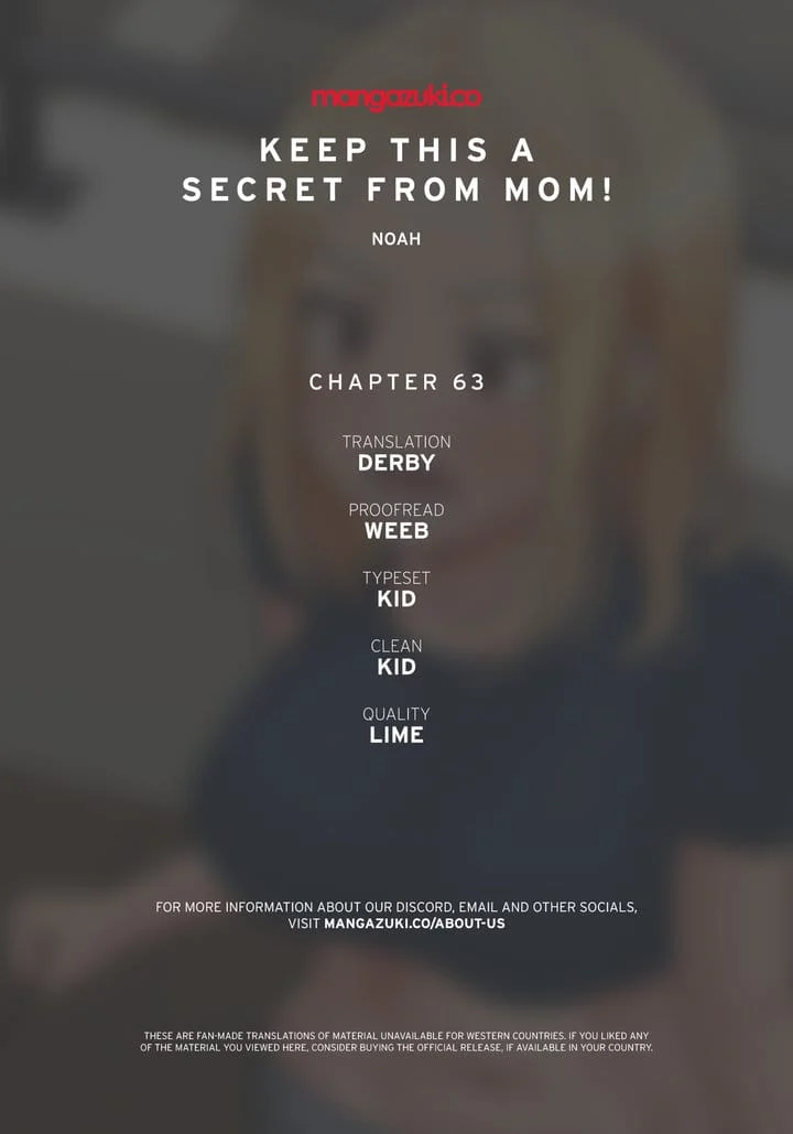 Keep It a Secret From Your Mother! Chapter 63 – page 1