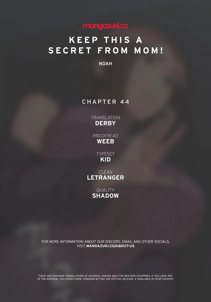 Keep It a Secret From Your Mother! Chapter 44 – page 1